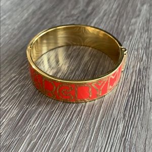 Gold and red metal Marc by Marc Jacobs bracelet